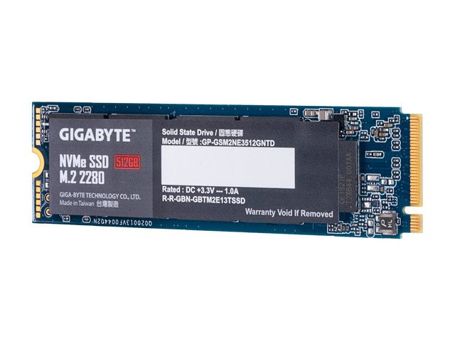 Gigabyte 512GB M.2 2280 NVMe PCIe 3.0 (GP-GSM2NE3512GNTD), picture 2