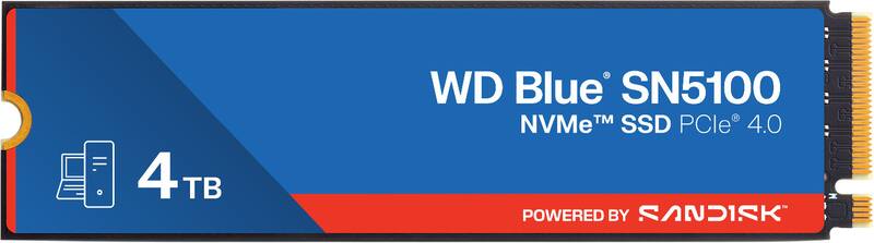 Western Digital Blue SN5100 4TB M.2 2280 NVMe PCIe 4.0